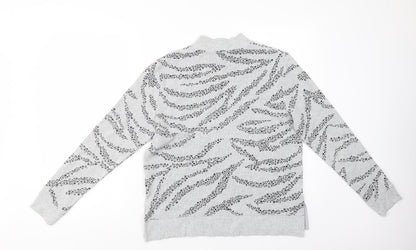Womens UK Size 12 Marks and Spencer Grey Pullover Jumper