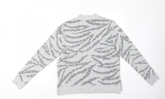 Womens UK Size 12 Marks and Spencer Grey Pullover Jumper