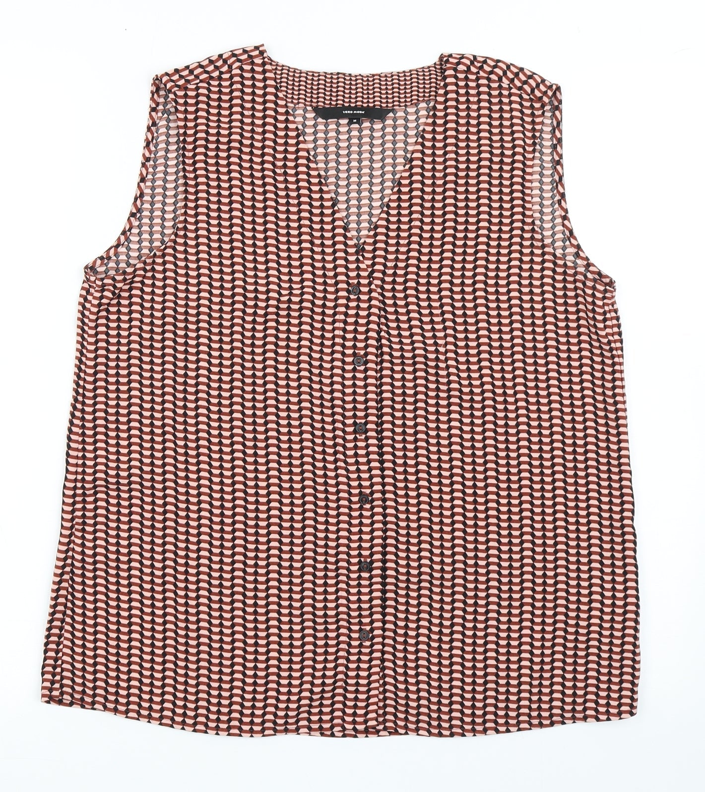 Womens UK Size M VERO MODA Multicoloured Basic Blouse