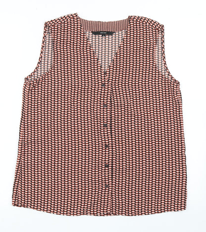 Womens UK Size M VERO MODA Multicoloured Basic Blouse