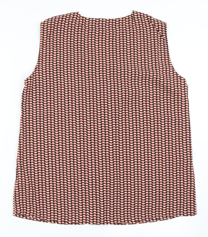 Womens UK Size M VERO MODA Multicoloured Basic Blouse
