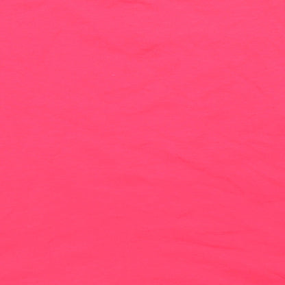 F&F Womens Pink  Cotton Basic T-Shirt Size 12 Square Neck - Bandeau