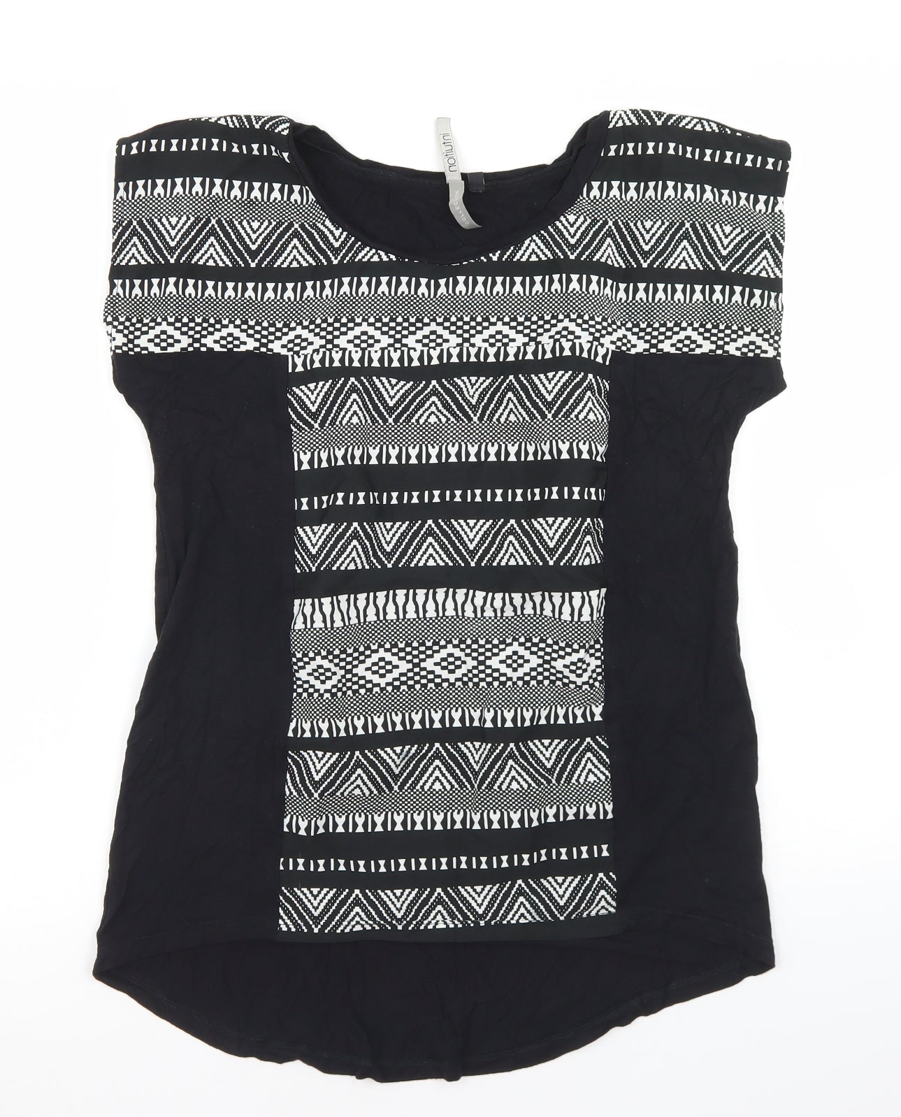 Womens UK Size 12 Intuition Black Basic T-Shirt