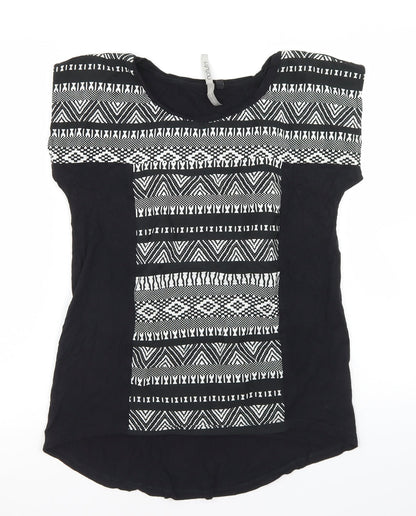 Womens UK Size 12 Intuition Black Basic T-Shirt