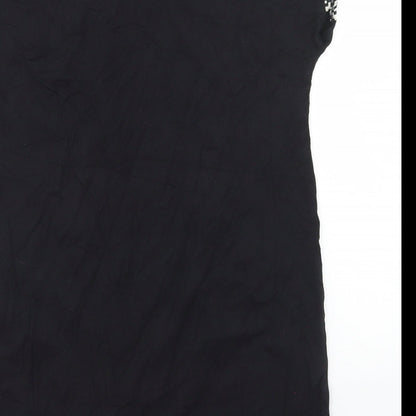 Womens UK Size 12 Intuition Black Basic T-Shirt