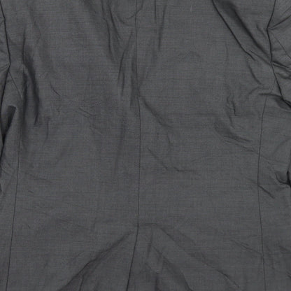 Mens UK Size 38 River Island Regular Grey Suit Jacket