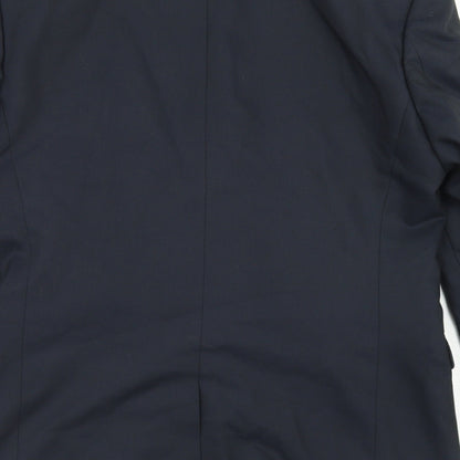 Mens UK Size 40 Topman Regular Blue Suit Jacket