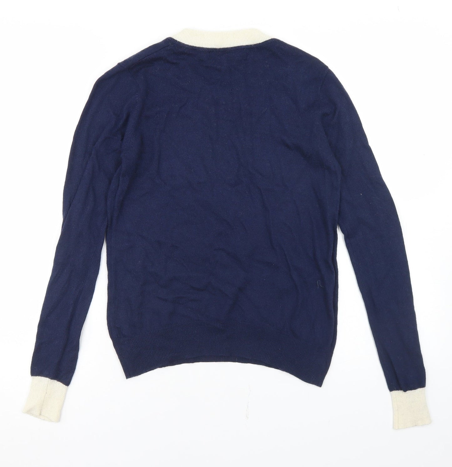 Womens UK Size S Dickins & Jones Blue Pullover Jumper