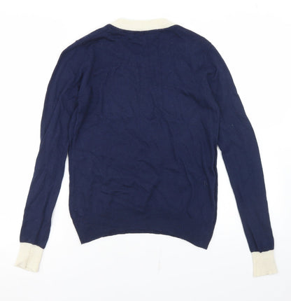 Womens UK Size S Dickins & Jones Blue Pullover Jumper