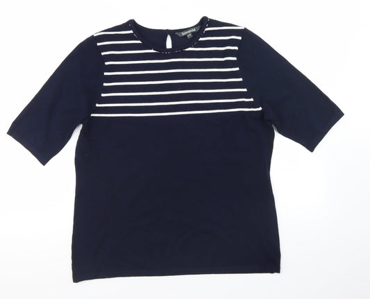 Womens UK Size 16 Bonmarché Blue Pullover Jumper