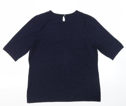 Womens UK Size 16 Bonmarché Blue Pullover Jumper
