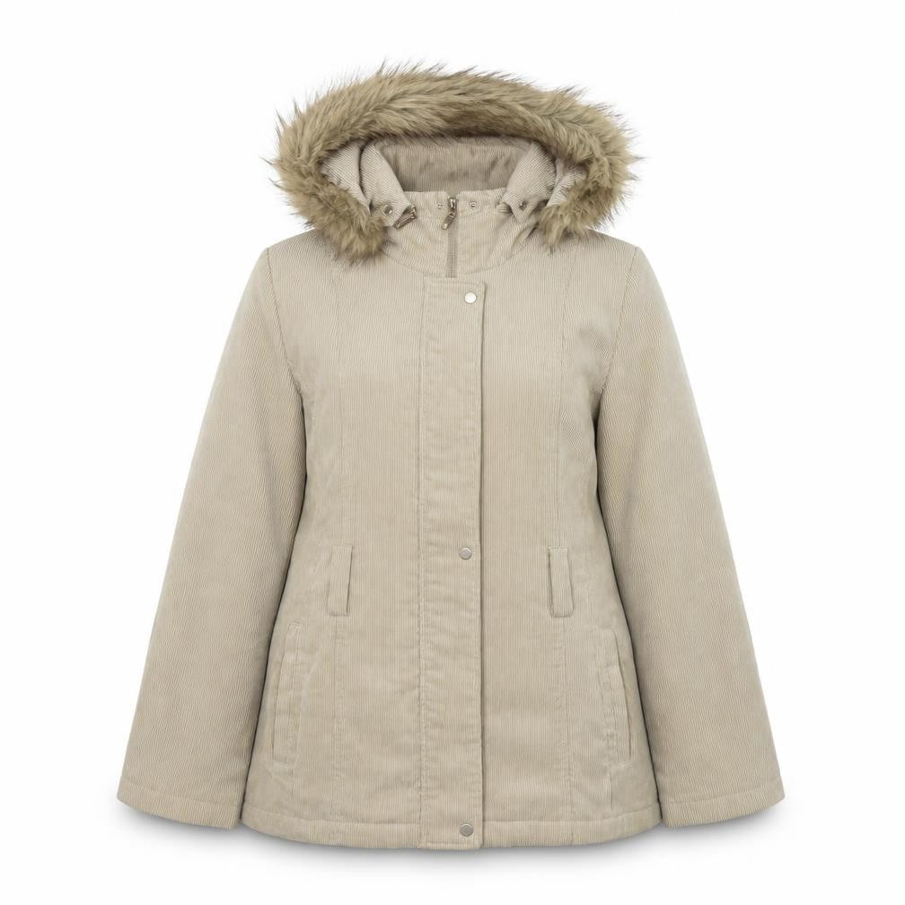 Womens UK Size 12 Klass Beige Parka Coat