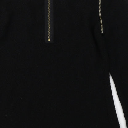 Womens UK Size 8 Limited Collection Black Jersey Blouse