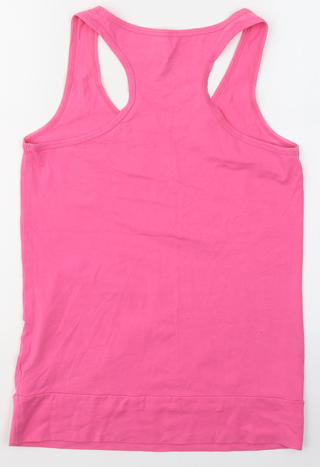 Womens UK Size 12 Dunnes Stores Pink Jersey Tank