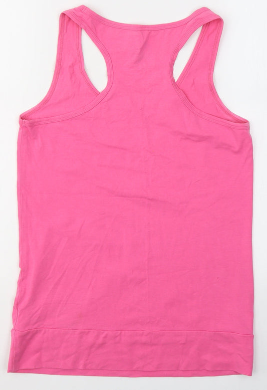 Womens UK Size 12 Dunnes Stores Pink Jersey Tank