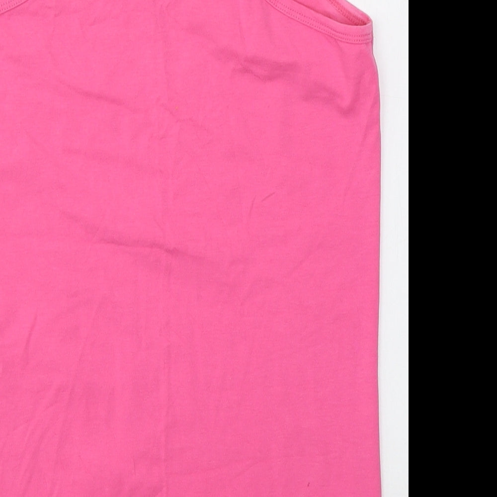 Womens UK Size 12 Dunnes Stores Pink Jersey Tank