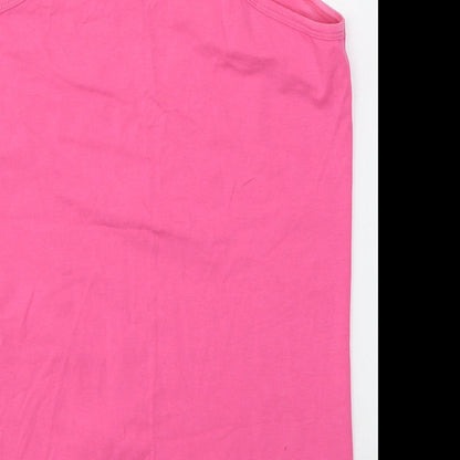 Womens UK Size 12 Dunnes Stores Pink Jersey Tank