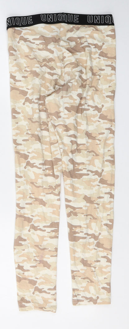 Candy Girls Beige Camouflage Cotton Jegging Trousers Size 12 Years  Regular
