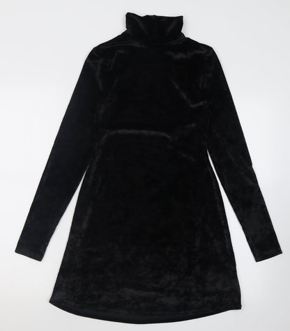 Kimchi Blue Womens Black  Polyester A-Line  Size XS  High Neck Pullover
