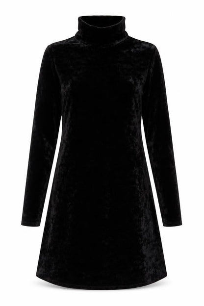Kimchi Blue Womens Black  Polyester A-Line  Size XS  High Neck Pullover