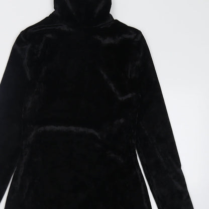 Kimchi Blue Womens Black  Polyester A-Line  Size XS  High Neck Pullover