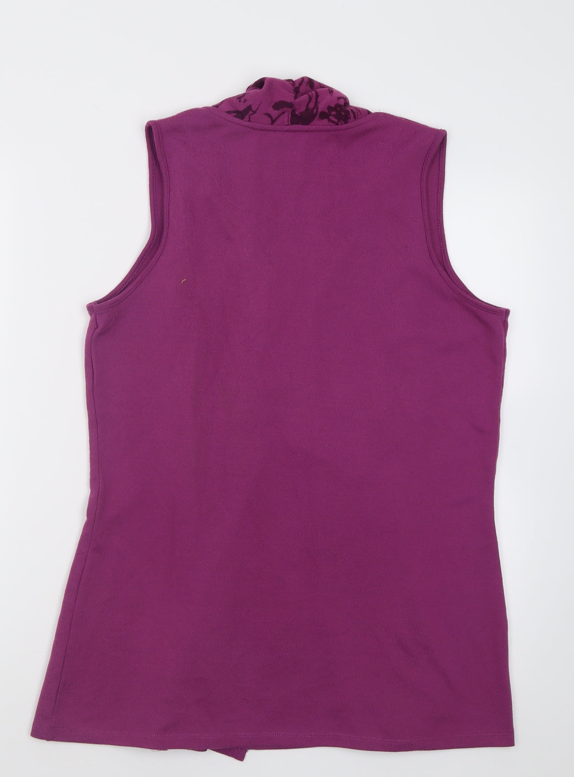 Womens UK Size 12 TIGI Purple Cardigan Jumper