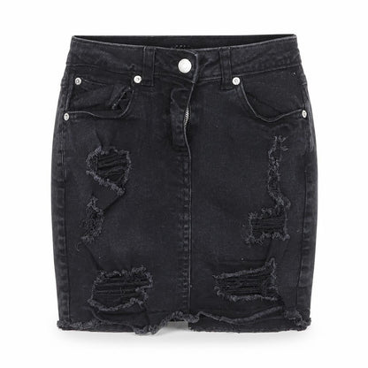 Womens UK Size 8 Parisian Mini Denim Skirt