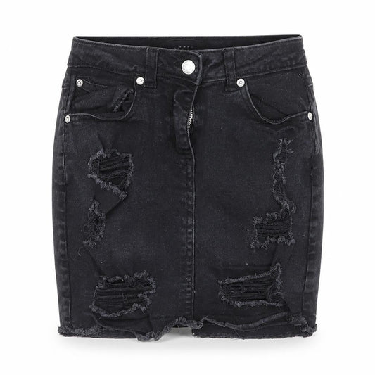 Womens UK Size 8 Parisian Mini Denim Skirt