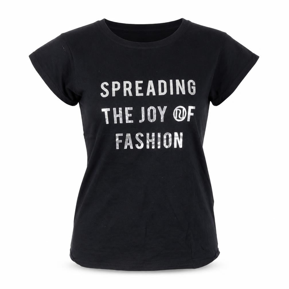 Womens UK Size 8 River island Black Basic T-Shirt