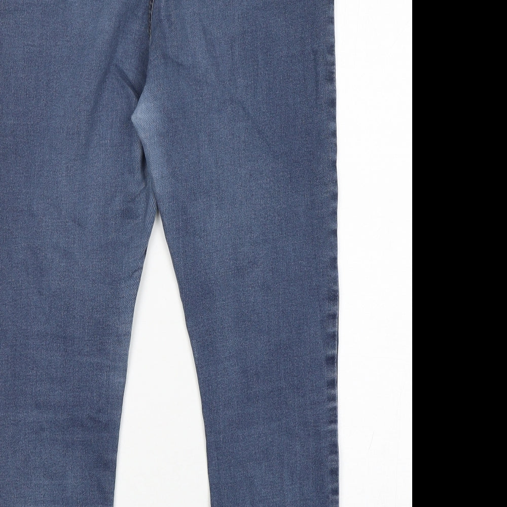 Denim Co Womens Black  Cotton Skinny Jeans Size 14 L26 in Regular