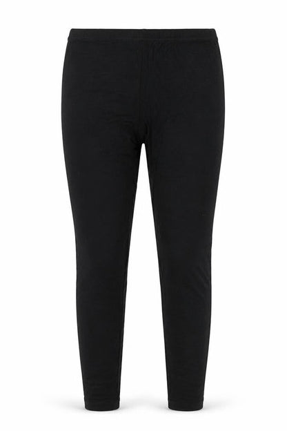 Front view of Primark women’s black viscose jogger leggings, size UK 6, 27-inch leg