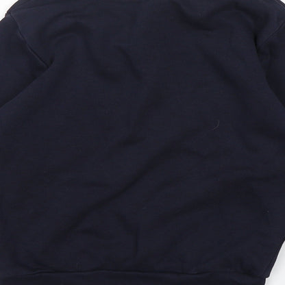 George Boys Blue  Cotton Pullover Sweatshirt Size 5-6 Years  Pullover - School Wear