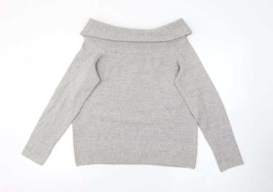Womens UK Size 12 Preworn Green Pullover Jumper