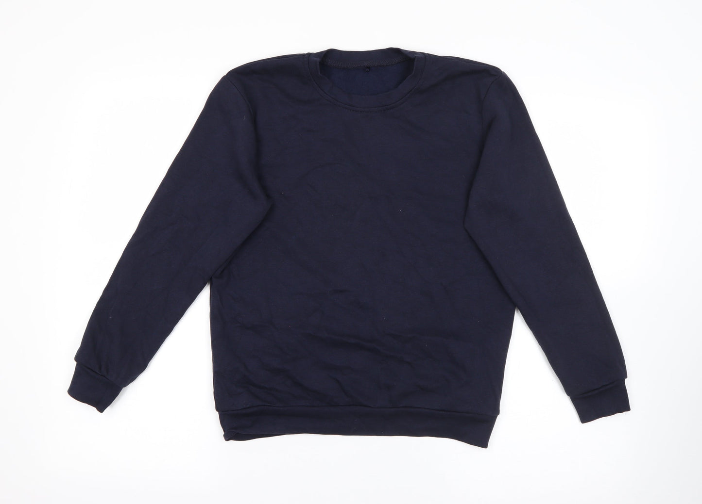 George Boys Blue  Cotton Pullover Sweatshirt Size 11-12 Years