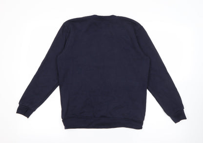 George Boys Blue  Cotton Pullover Sweatshirt Size 11-12 Years