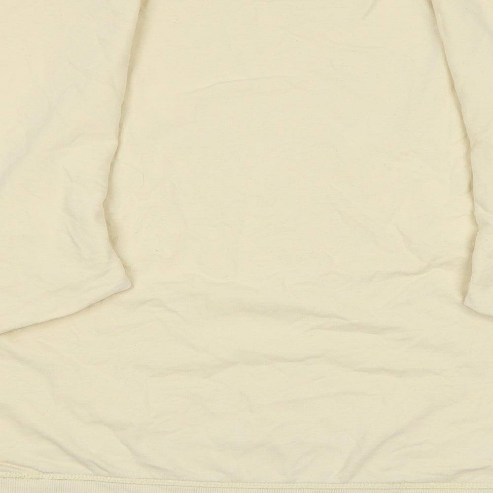 George Womens Yellow Crew Neck  Cotton Pullover Jumper Size 16