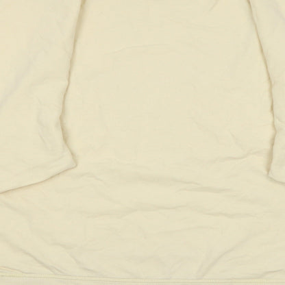 George Womens Yellow Crew Neck  Cotton Pullover Jumper Size 16