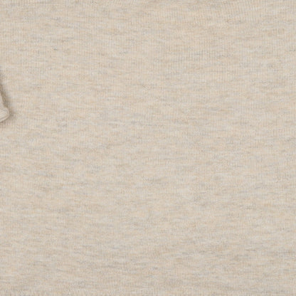 TU Womens Beige V-Neck  Acrylic Pullover Jumper Size M