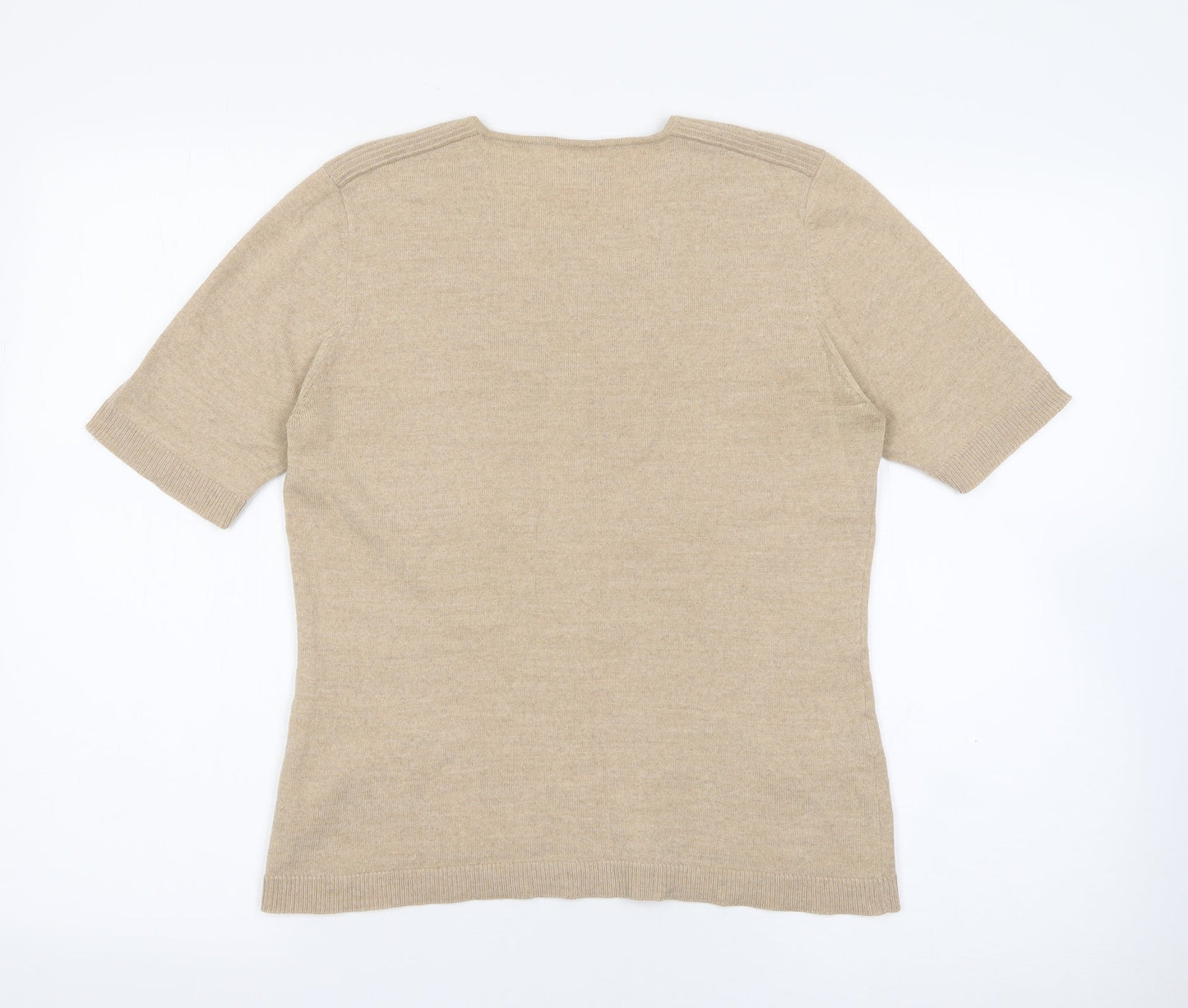 Womens UK Size M Country Casuals Beige Pullover Jumper