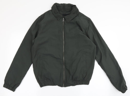 Mens UK Size S Brave Soul Green Jacket