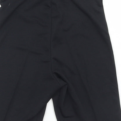 Boohoo Womens Black  Polyester Biker Shorts Size 6 L8 in Regular