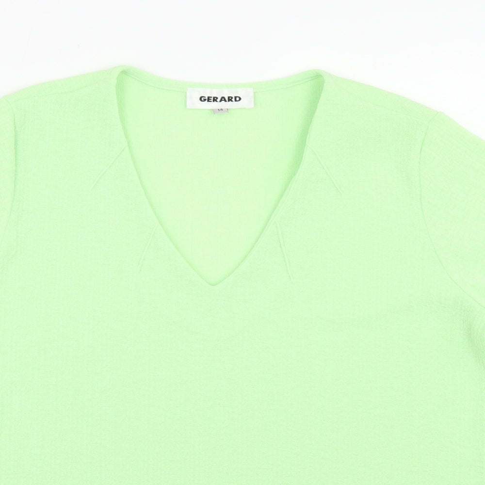 Womens UK Size 14 Gerard Green Basic Blouse