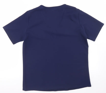 Womens UK Size 14 Gerard Blue Basic Blouse