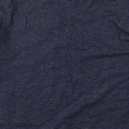 George Mens Blue  Cotton Pullover Sweatshirt Size L