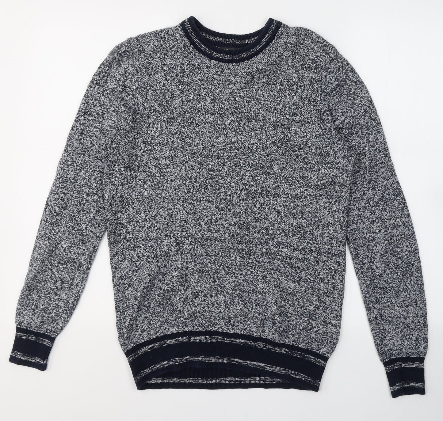 Mens UK Size S Marks and Spencer Grey Pullover Sweatshirt