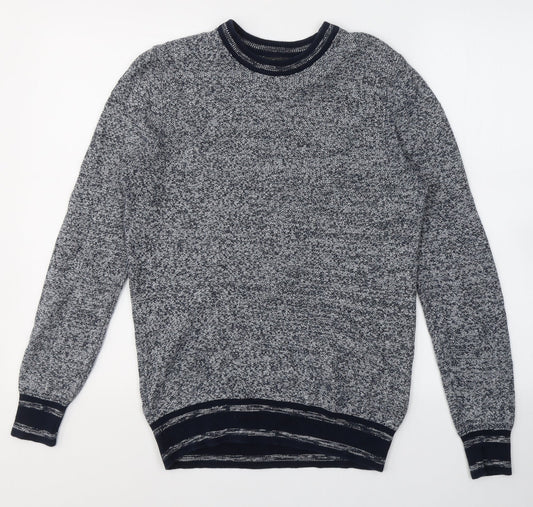 Mens UK Size S Marks and Spencer Grey Pullover Sweatshirt