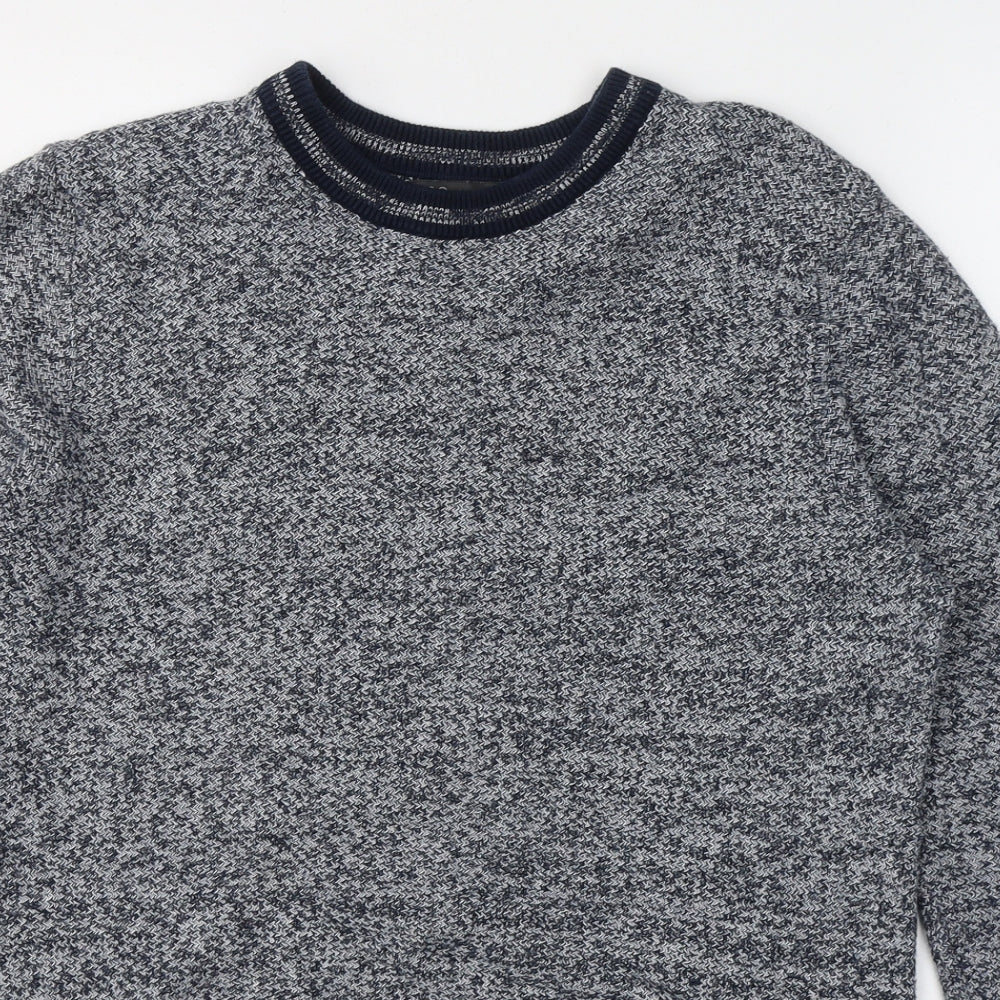 Mens UK Size S Marks and Spencer Grey Pullover Sweatshirt