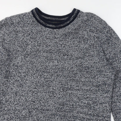 Mens UK Size S Marks and Spencer Grey Pullover Sweatshirt