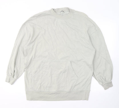 George Womens Grey  Cotton Pullover Sweatshirt Size 8  Pullover