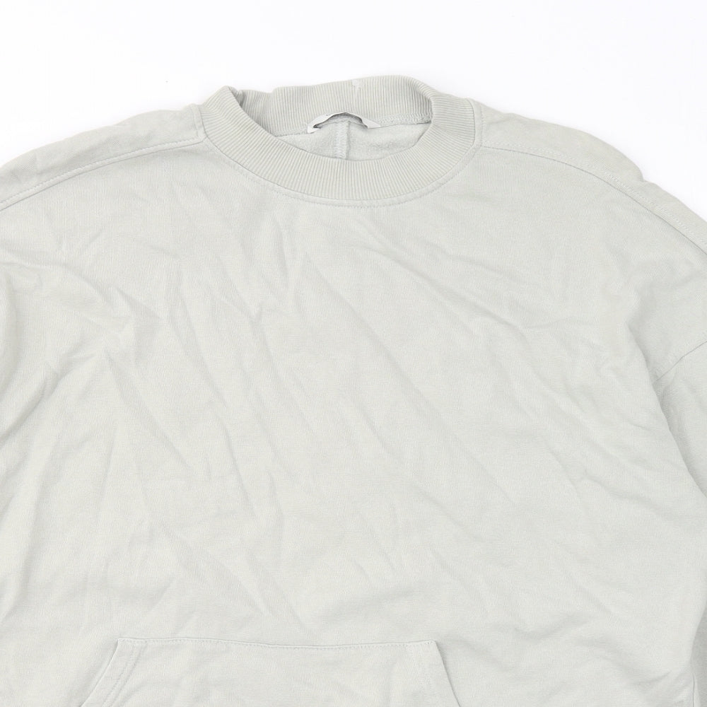 George Womens Grey  Cotton Pullover Sweatshirt Size 8  Pullover